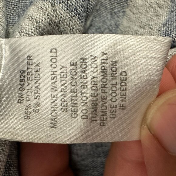 Chevron Long Sleeve Dress By Derek Size Medium Stretch Polyester/Spandex Women's - Picture 4 of 4